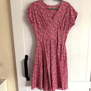 Hearts & Found Retro 1940's Style Dress